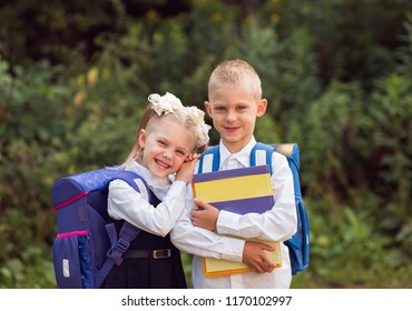 Cute Happy Children Boy Girl Brother Stock Photo 1170102997 | Shutterstock