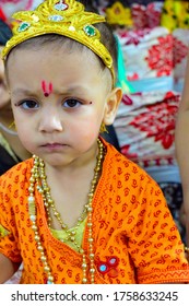 Cute Indian Kid Dressed Little Lord Stock Photo 1758633257 