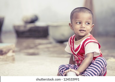 Cute Indian little boy Portrait