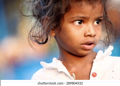 Cute Indian little girl.