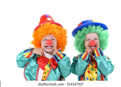 cute kids clowns