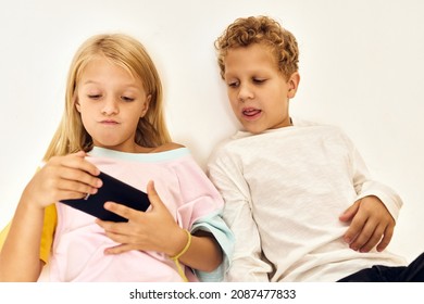 Cute Kids Phone Game Communication