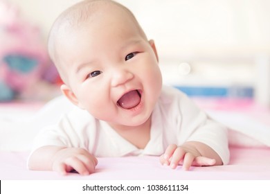 Cute Little Asian Baby