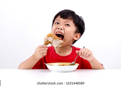 Happy Asian Chinese Little Girl Eating Stock Photo 478525138 | Shutterstock