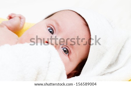 Similar – Baby taking feeding bottle