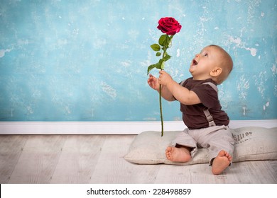 baby on flower