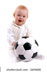 Cute Little Baby Soccer Ball Stock Photo 2694600 | Shutterstock