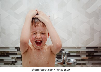 Cute Little Boy Child Taking Bath Stock Photo 404531620 | Shutterstock