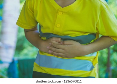 Cute Little Boy Suffering Stomach Ache Stock Photo 1236570811 ...