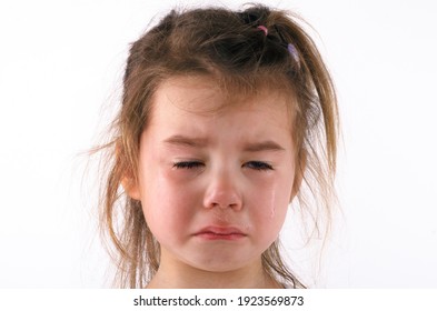 Cute Little Child Crying Portrait Crying Stock Photo 1923569873 ...