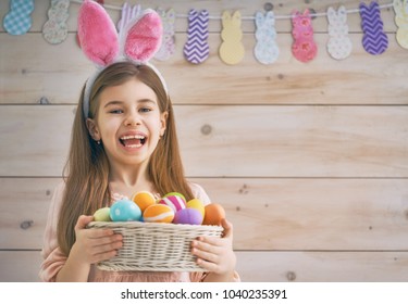 Cute Little Child Wearing Bunny Ears Stock Photo 1030591345 | Shutterstock