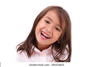 Cute Little Girl Laughing