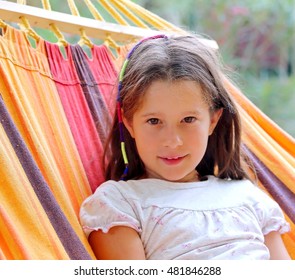 Cute Little Girl Long Brown Hair Stock Photo 481846288 | Shutterstock