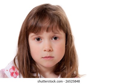 Cute Little Girl Looking Sad Stock Photo 26525848 | Shutterstock