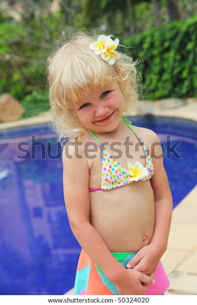 cute little girl swimwear