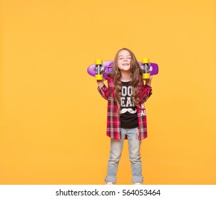 Cute Little Hipster Girl