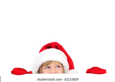 Cute little Santa helper