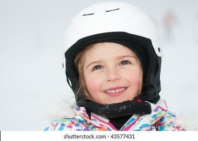 Little Skier On A Ski Lift Free Stock Photo 