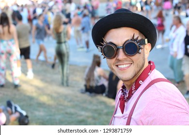 Cute Music Festival Male Attendant 