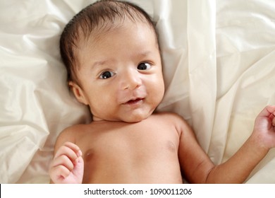 Cute Newborn Baby Boy-Close Up