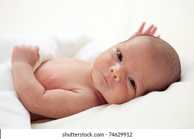 Cute One Week Old Baby Boy