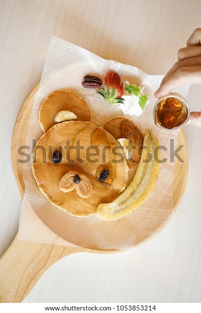 pancake teddy bear