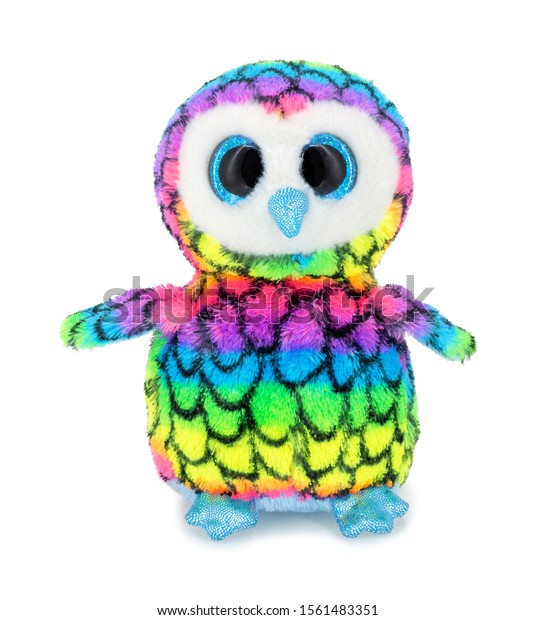 rainbow owl stuffed animal