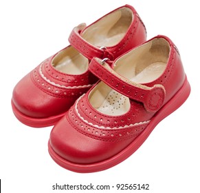 kids red shoes