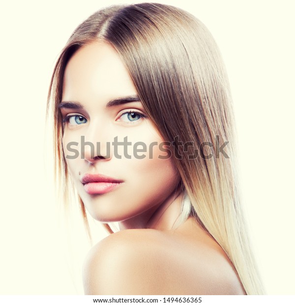 Cute Sensual Portrait Young Woman Perfect Stock Photo Edit
