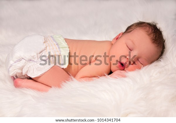 sleeping diaper baby