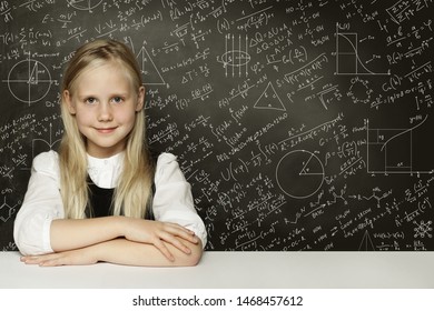 Cute Smart Child Student Girl On Stock Photo 1468457612 | Shutterstock