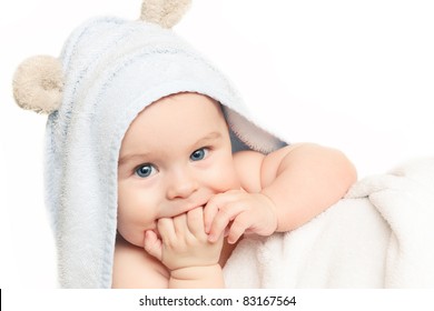 Cutest Baby Child After Bath Towel Stock Photo (Edit Now) 368430668