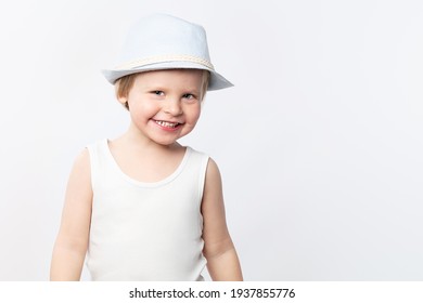 Cute Smiling Summer Boy White Shirt Stock Photo 1937855776 | Shutterstock