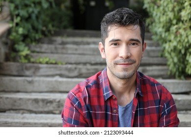 Cute South American Man Headshot