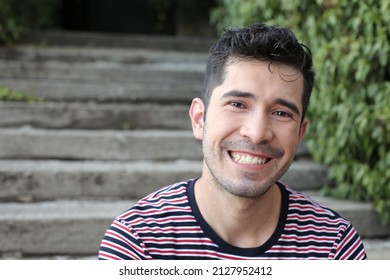 Cute South American Man Headshot