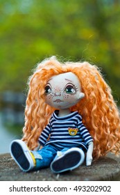 Cute textile doll