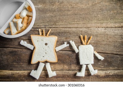 Cute Toast  For The Good Morning Breakfast