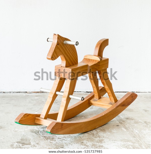 Cute Vintage Classic Rocking Horse Chair Stock Photo Edit Now
