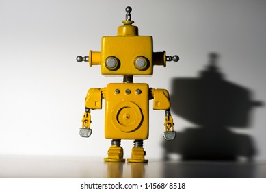 handmade robot toy