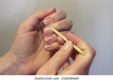 Cuticle Removal Orange Stick Manicure At Home 