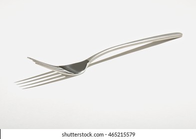 Cutlery Fork White Background Studio Stock Photo 465215579 | Shutterstock