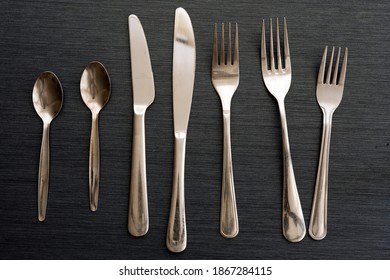 Cutlery includes any hand implement used in preparing, serving, and especially eating food in Western culture. A person who makes or sells cutlery is called a cutler. e.g. fork, spoon, knife, teaspoon