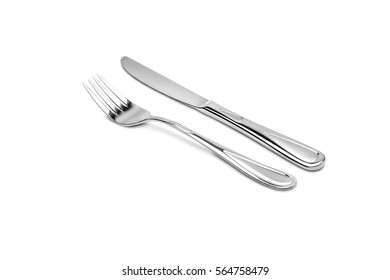 Cutlery Isolated On White Background