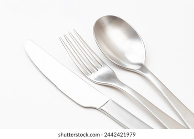 Cutlery on a white background. - Powered by Shutterstock