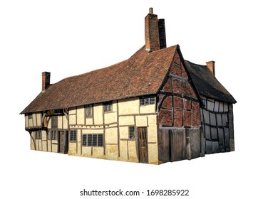 Cut-out Tudor Period Cottage, England