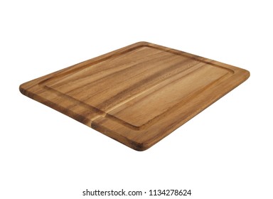 Cutting board isolated on white background - Shutterstock ID 1134278624
