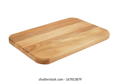 Cutting board isolated on white background 