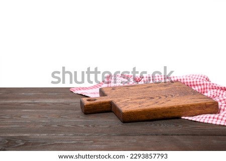 Similar – empty old wooden cutting board