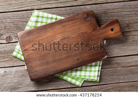Kitchen table cutting board top