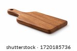 Cutting board placed on a white background